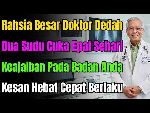 Doktor Dedah: Mulakan Minum 2 Sudu Cuka Epal & Lihat Keajaiban Berlaku Pada Badan Anda.