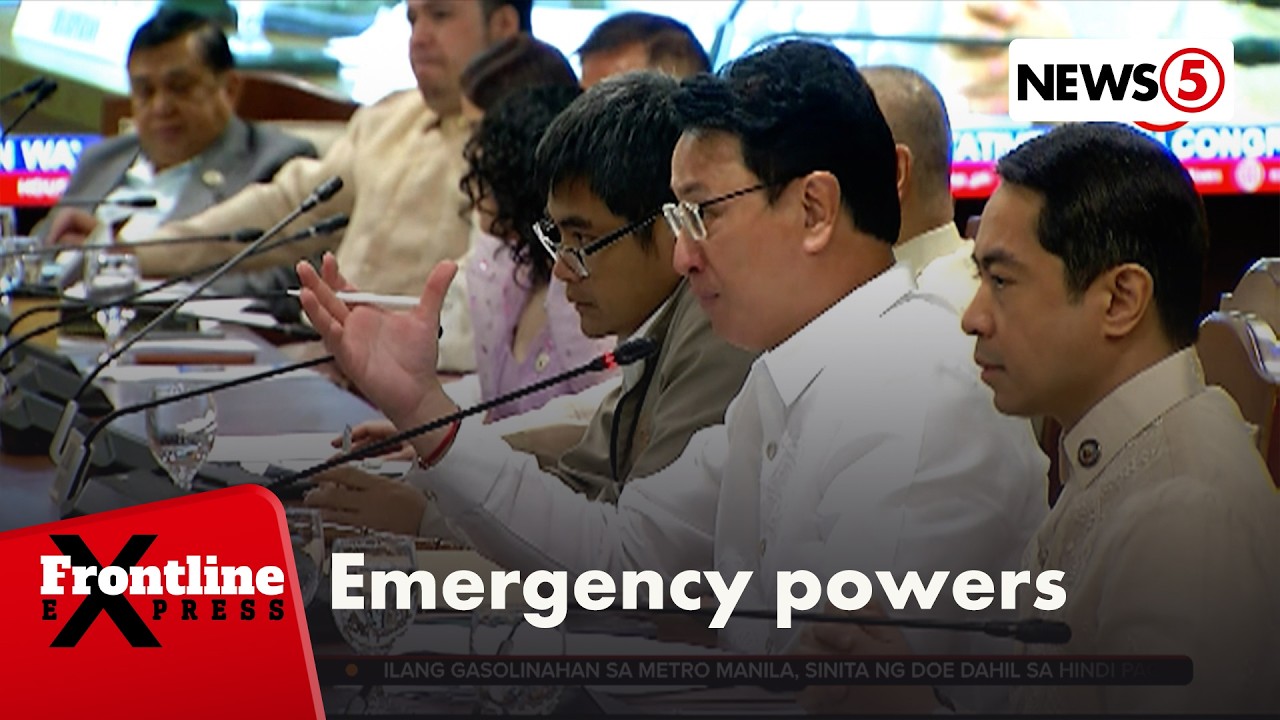 Emergency powers para suspendehin ang excise tax sa langis, posibleng ipasa | Frontline Express