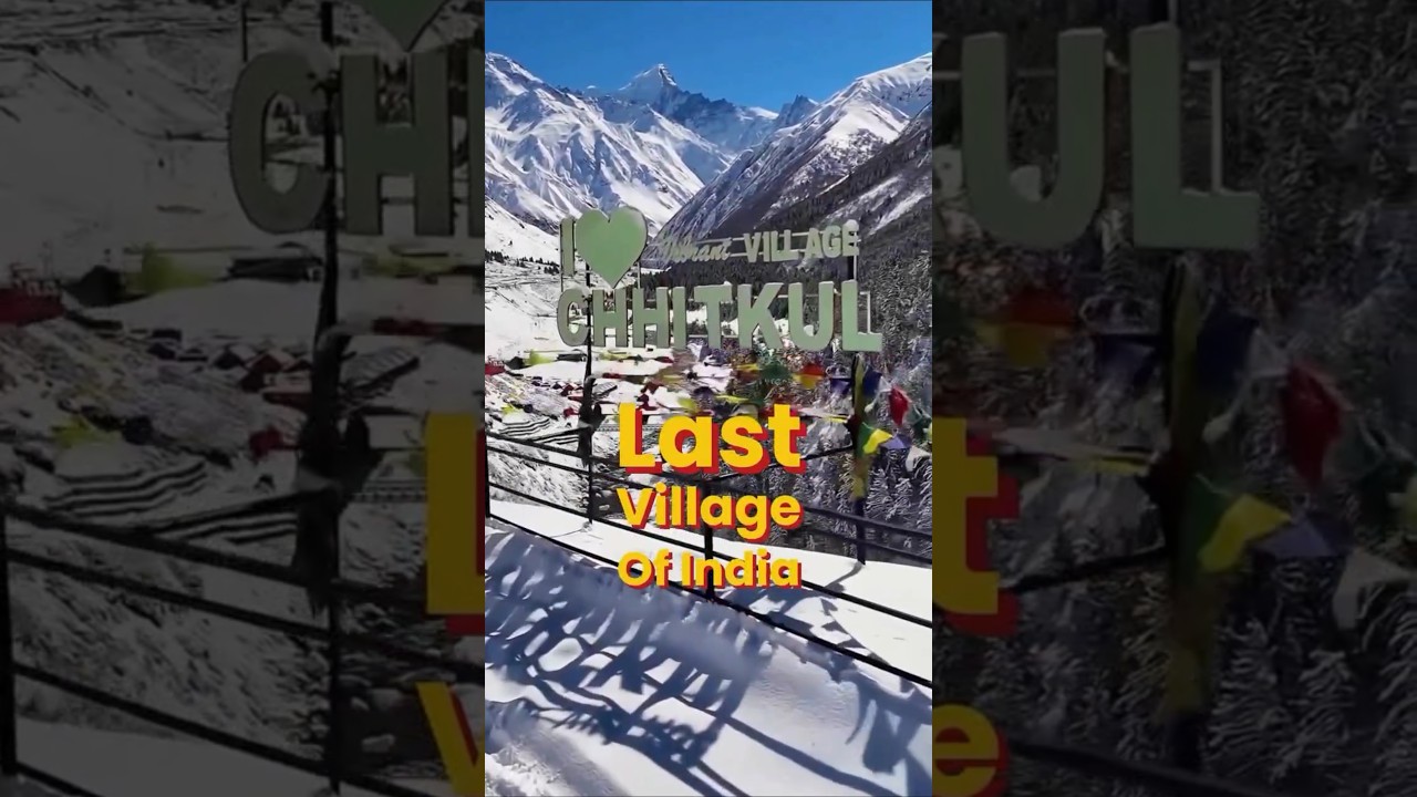 ✨Chitkul-India’s Last Village 🇮🇳| Heaven on Earth in Himachal Pradesh (Credit:-Lonetravellersindia) ✨Chitkul-India’s Last Village 🇮🇳| Heaven on Earth in Himachal Pradesh (Credit:-Lonetravellersindia)