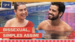 Thumbnail for Rodrigo Simas se sente mais LIVRE ao assumir sua BISSEXUALIDADE | Na Piscina, com Fê Paes Leme | GNT