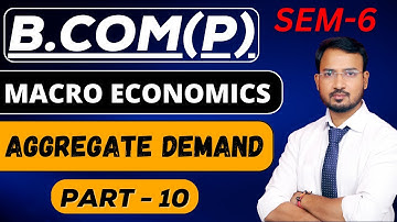 macro economics for bcom | public and private investment | part 10 | aggregate demand | bcom sol du