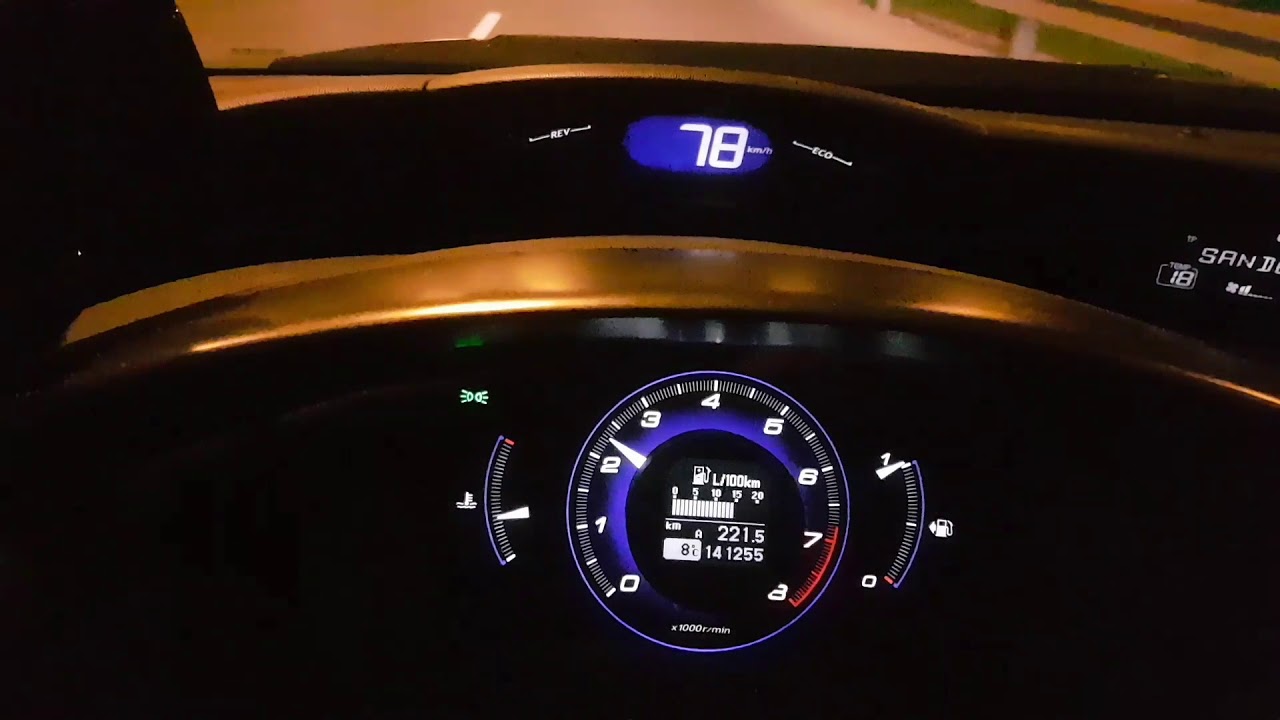 Blue I-Vtec Indicator Honda Civic Viii 1.8 Pb - Youtube