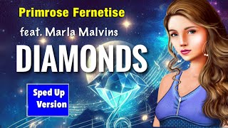Diamonds (Sped Up Version) | Primrose Fernetise | Marla Malvins | Lyric Video | Rihanna | Cover Resimi