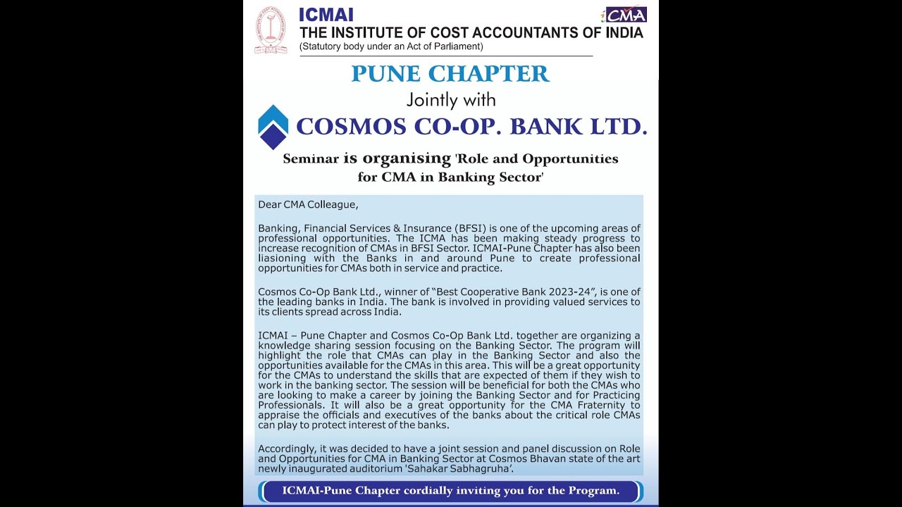 ICMAI THE INSTITUTE OF COST ACCOUNTANTS OF INDIA (Statutory body under an Act of Parliament)