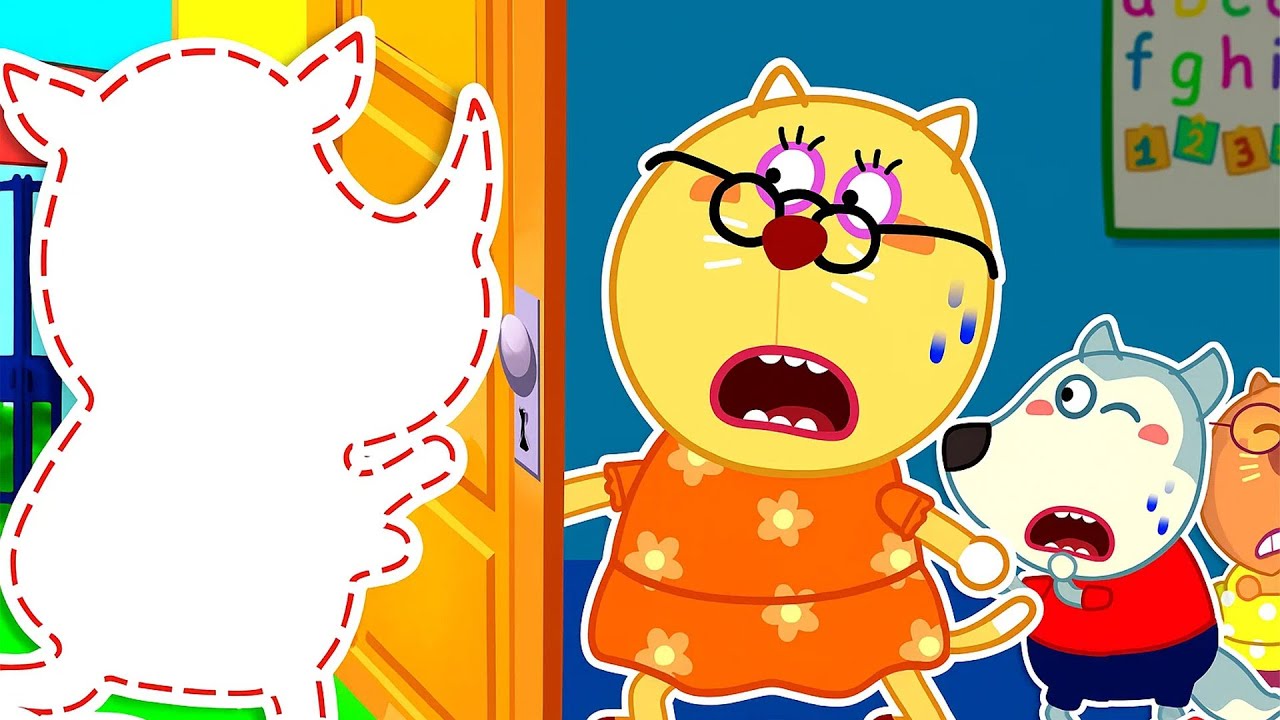 Cuidado con los extraños🤔Trampa de caja de regalo secreta | Wolfoo 2D en español