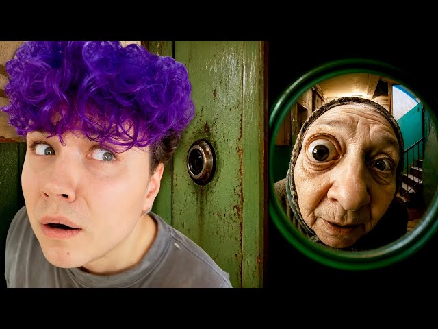 НЕ ОТКРЫВАЙ ДВЕРЬ этой БАБКЕ в 00:00!!!!☠️