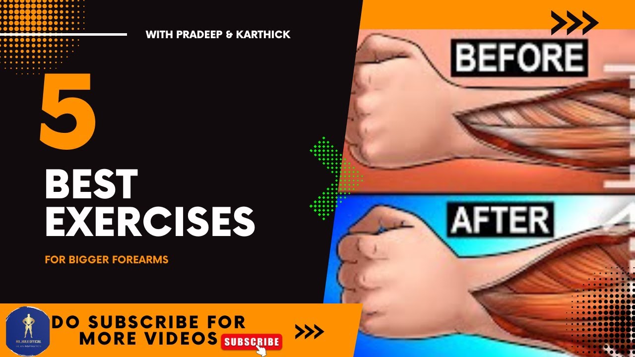 "Forearm Workout: Top 5 Best Exercises for Incredible Strength and ...