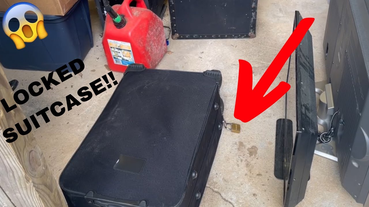 I FOUND A PAD LOCKED SUITCASE IN AN ABANDONED STORAGE UNIT! - YouTube