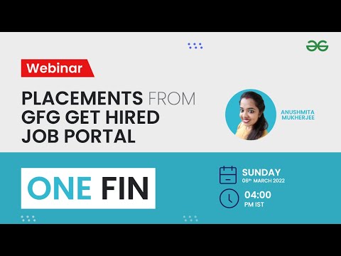 Placements from GFG Get Hired Job Portal | OneFin
