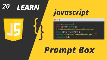 JavaScript Prompt Box  Urdu