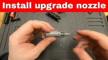 How to install upgrade nozzle for tokyo marui hi-capa AIP | Airsoft toy tech guide