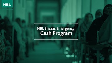 HBL Ehsaas Emergency Cash Program