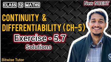 Ex 5.7 class 12 maths | Class 12 exercise 5.7 | Exercise 5.7 class 12 maths