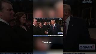 Trump's hot mic moment with Chief Justice John Roberts sparks conspiracy theories #shorts