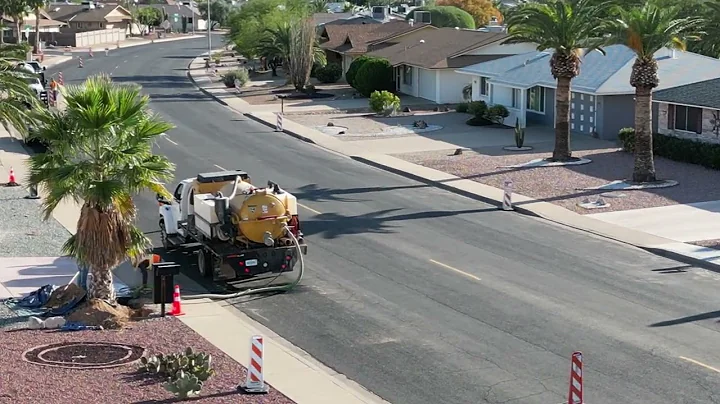 Fiber optic being installed in Sun City West AZ