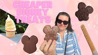 HOW TO GET CHEAPER DISNEY TREATS / Churros / Mickey Ice Cream / Dole Whip