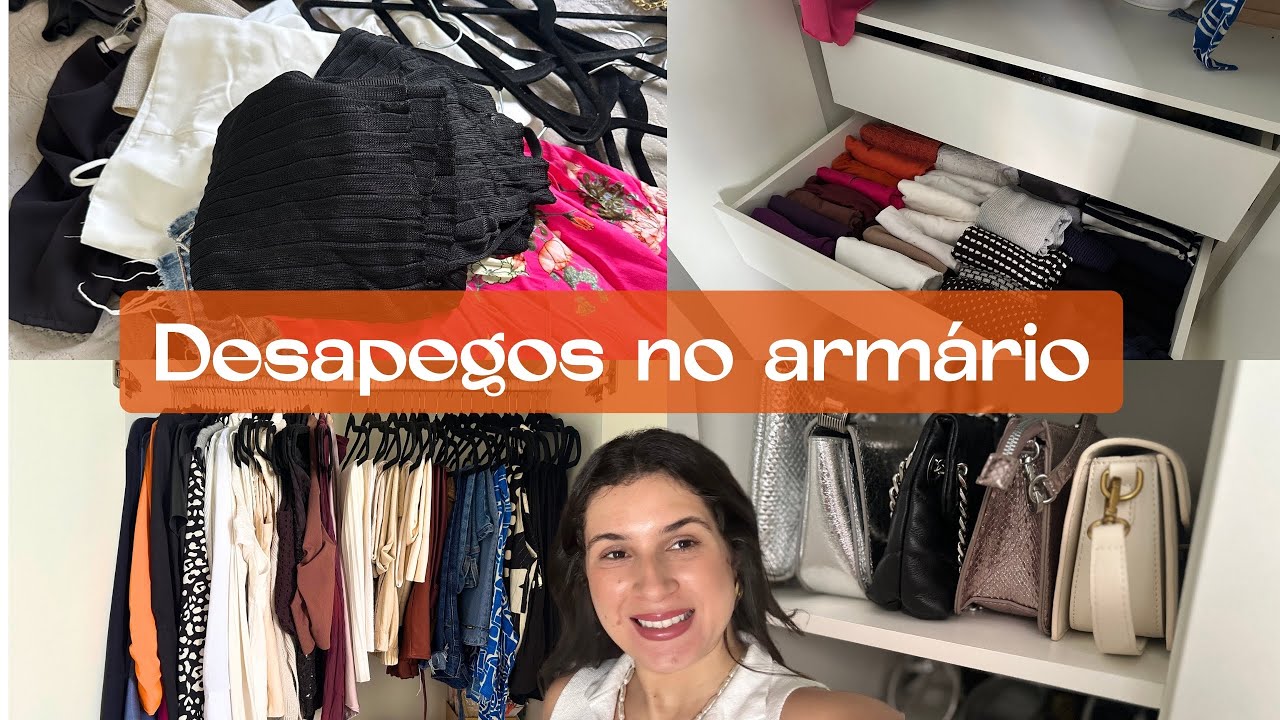 ORGANIZAÇÃO E Destralhe NO GUARDA ROUPA | Tirei MUITA roupa, sapatos, bolsas e makes
