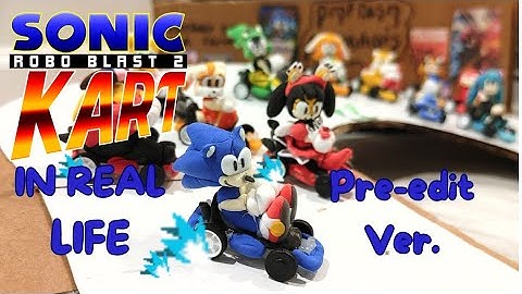 (Unfinished, finished ver. in disc) SRB2 KART In real life (Stop motion animation)