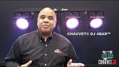 CHAUVET DJ Gig Lab: Navigating the 4BAR Menu