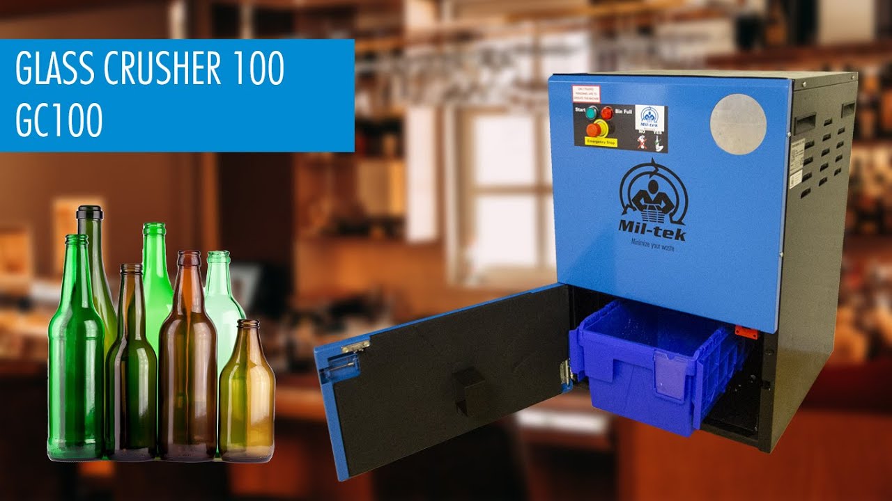 Vidéo Présentation Glass Crusher (GC100) YouTube
