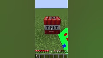 How to light TNT in Minecraft! #shorts