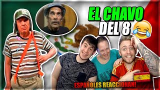 ??ESPAÑOLES REACCIONAN al CHAVO DEL 8 por PRIMERA VEZ! | HUMOR MEXICANO ??