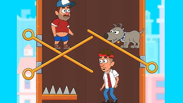 Save The Buddy Gameplay | Pull The Pin & Home Pin Mobile Game