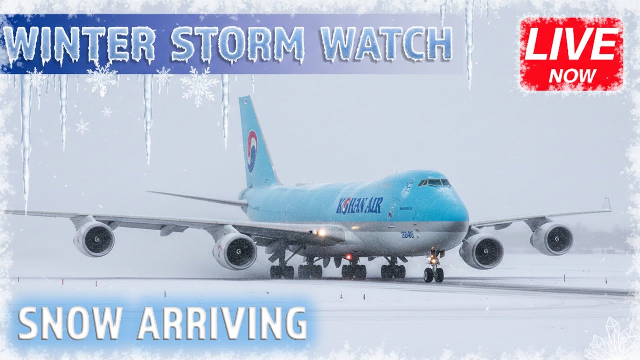 ❄️ WINTER STORM at CHICAGO O’HARE ✈️