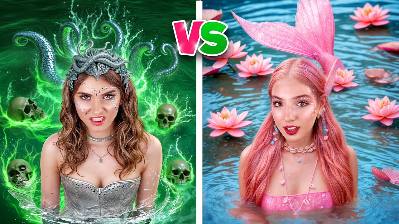 Good vs Bad Mermaid! My Girlfriend is a Mermaid