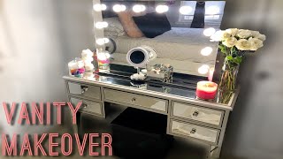 GLAM MAKEUP VANITY MAKEOVER | HOW I SAVED OVER $700!! | IMPRESSION VANITY DUPE