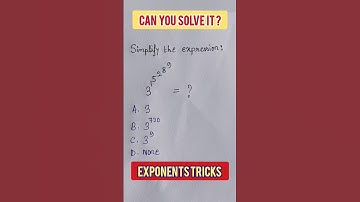 Exponents Tricks||Exponent|| #shortvideo #maths #exponential #shorts #viral #viralvideo #mathtricks