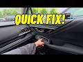 How to reset passenger window switch on your Subaru?