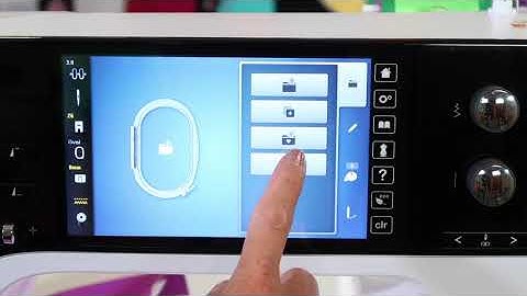 BERNINA 790 103 Saving Embroidery Designs