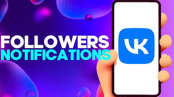 How to Find Followers Notifications Settings on Vk App on Android or iphone IOS