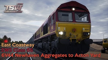 6V44 Newhaven Aggregates to Acton Yard - East Coastway - Class 66 - Train Sim World 2020