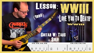 Lesson Wwiiimandy Lion 1990 love You To Death Guitar W Tabs  Solo