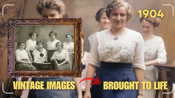 Edwardians Brought to Life & Reimagined / HD Animated & Colorized Photographs
