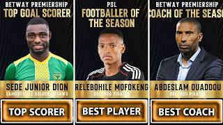 PSL 2026 AWARDS WINNERS : Premier Soccer League Awards 2025/2026 All Winners