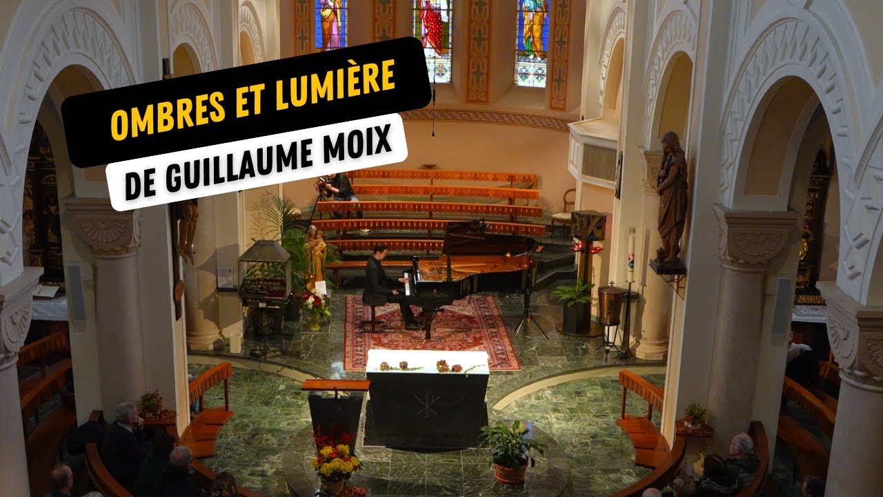 Récital de piano « Ombres et Lumière » de Guillaume Moix