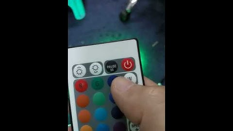 how to reset colors of 5050 rgb led strip