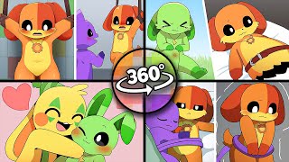 360º VR All Smiling Critters Animated (Complete)