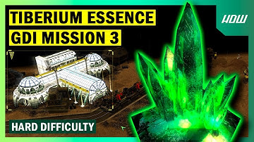 TIBERIAN SUN REMAKE 4K - GDI CAMPAIGN - MISSION 3 CAPTURE THE TRAIN STATION - HARD