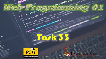 Web Programming 1 | Task 33 | Java Institute | Rashintha Jerom