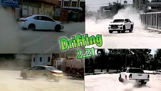 Cars Drifting | toyotaGli.Vigo HondaCity | Pakistan Drifting\Drive Inn