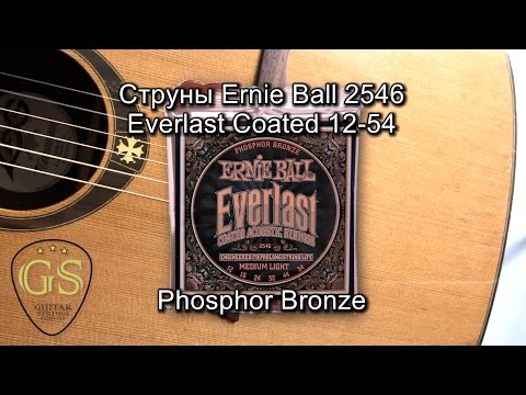Струны Ernie Ball 2546 Everlast 12 54 Phosohor Bronze