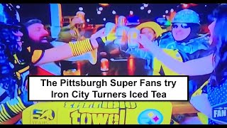 The Pittsburgh Super Fans try Iron City Turners Iced Tea with Fan Nation