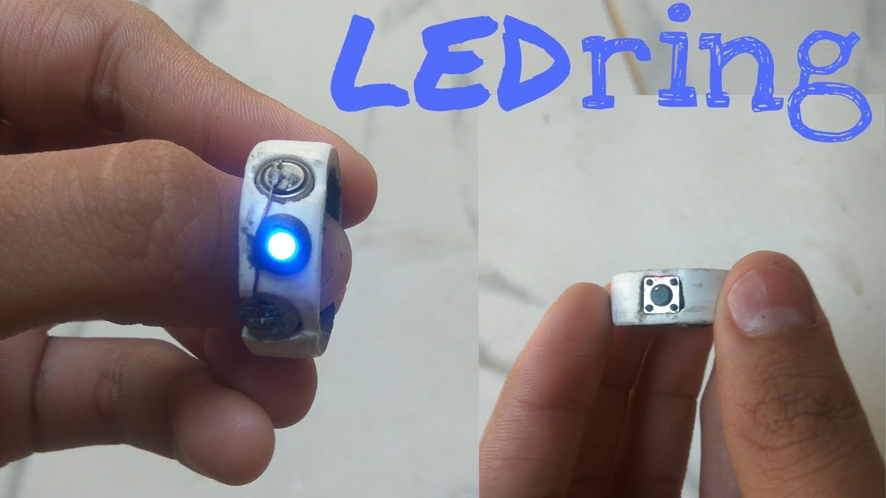 How to make LED finger ring [Part-1] 