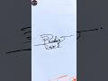 How to sign your name #viralvideo #shorts #short #shortvideo #trending #art #signature #youtubeshort