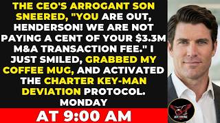 CEO's Greedy Son Fired Me to Steal My $3.3M M&A Bonus — He Didn't Know I Held the Key-Man Veto screenshot 1