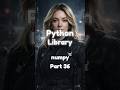 Python Library numpy | Part 36 #cybersecurity #numpy #numpytutorial #python #pythontutorial